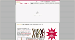 Desktop Screenshot of cordcoverup.com