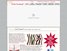 Tablet Screenshot of cordcoverup.com